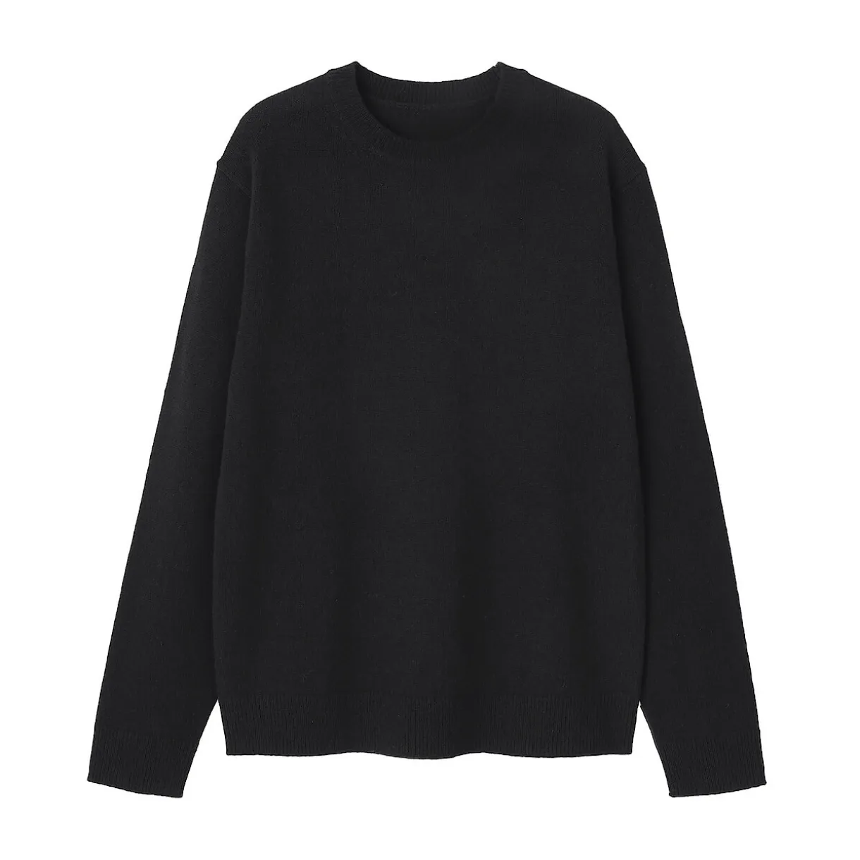 Pull à col rond en laine tricot moyen pour homme