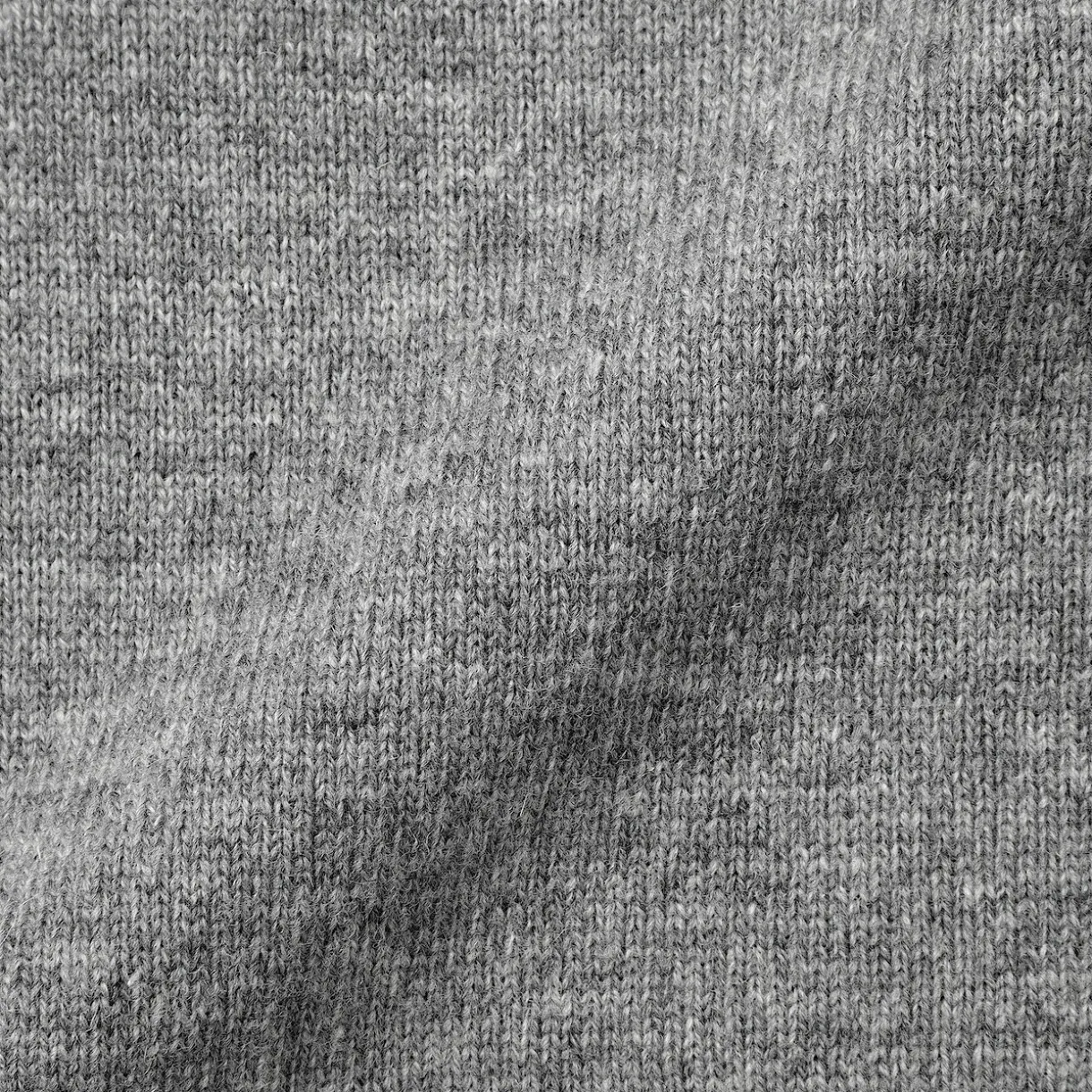 Pull à col rond en laine tricot moyen pour homme