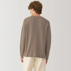 Pull col rond en cachemire pour homme