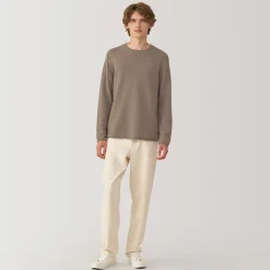 Pull col rond en cachemire pour homme