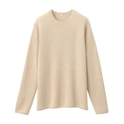 Pull col rond en cachemire pour homme
