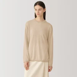 Pull en cachemire non teint femme