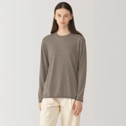 Pull en cachemire non teint femme