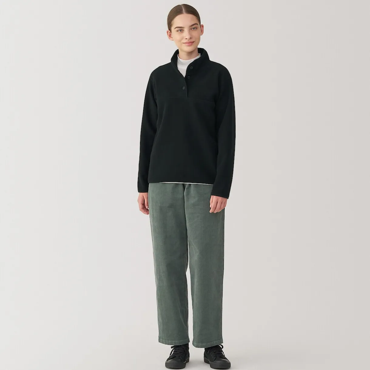 Pull en polaire de polyester recyclable femme
