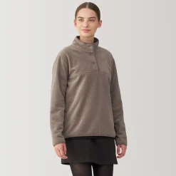 Pull en polaire de polyester recyclable femme