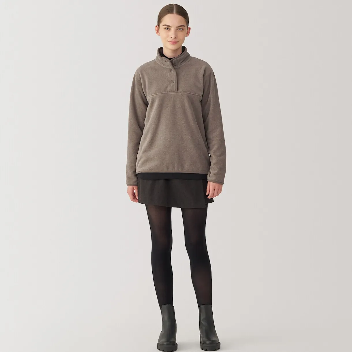 Pull en polaire de polyester recyclable femme