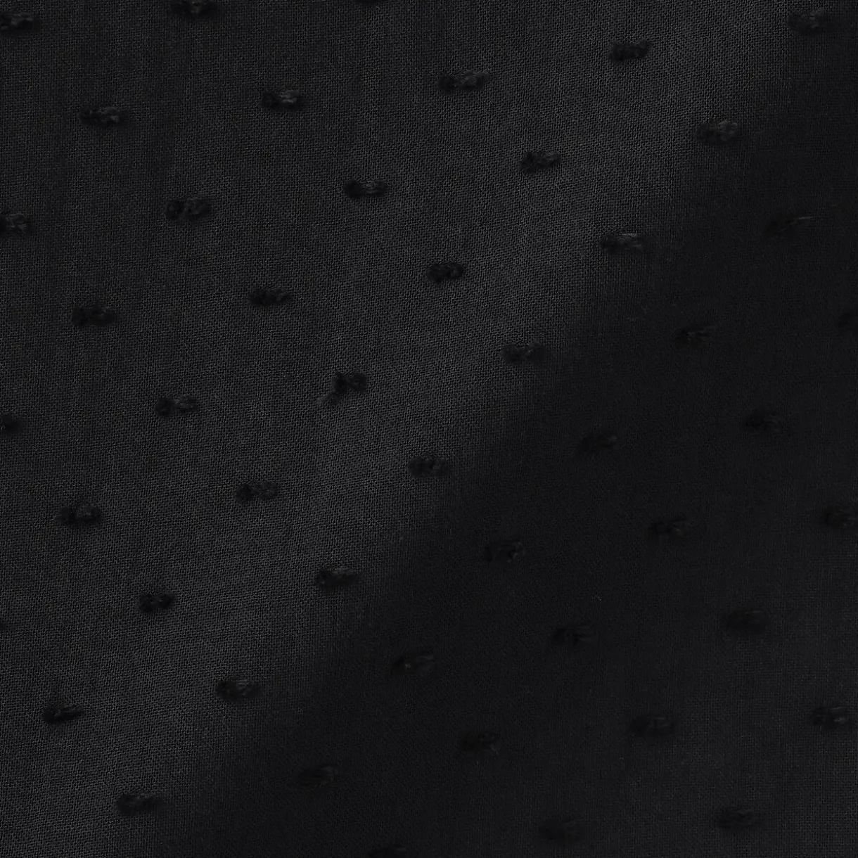 Pyjama en double gaze à pois dobby pour femme