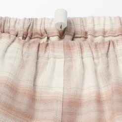 Pyjama en flanelle sans couture latérale pour femme
