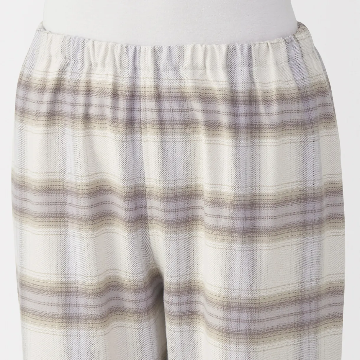 Pyjama en flanelle sans couture latérale pour femme
