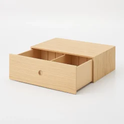 Rangement en bois 1 tiroir