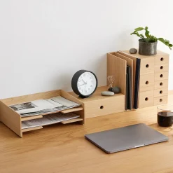 Rangement en bois 1 tiroir