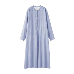Robe en double gaze en mélange de kapok pour femme