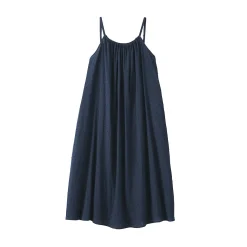 Robe top en double gaze à pois dobby pour femme