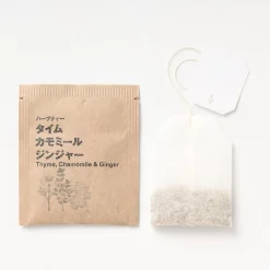 Sachets de thé Thym, Camomille et Gingembre 22x1,5g