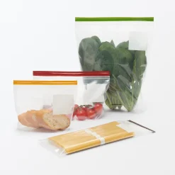 Sacs alimentaires et congélation à double fermeture - Grands formats, lot de 15