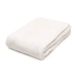 Serviette de bain en velours de coton bio éponge