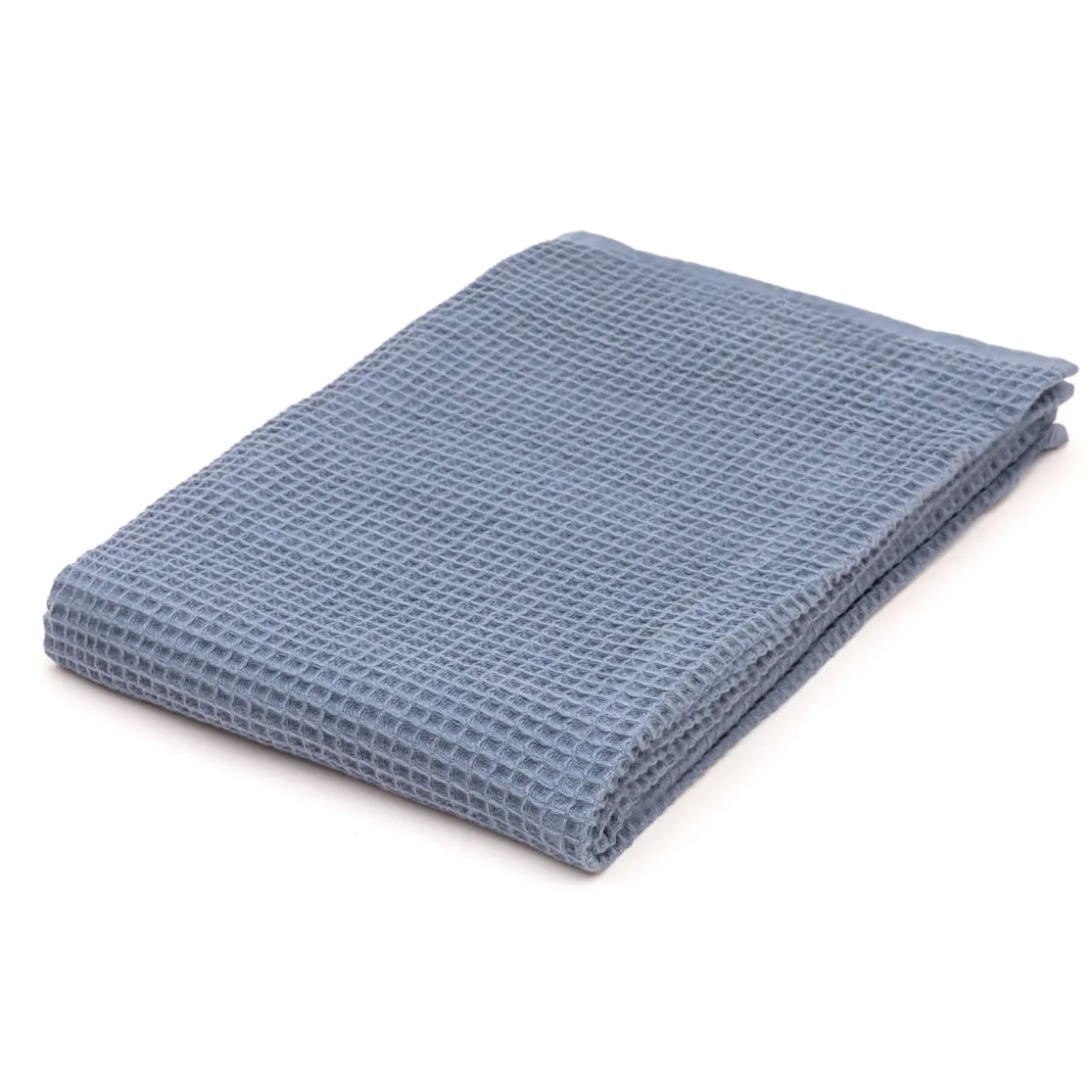 Serviette de bain gaufrée en velours de coton bio