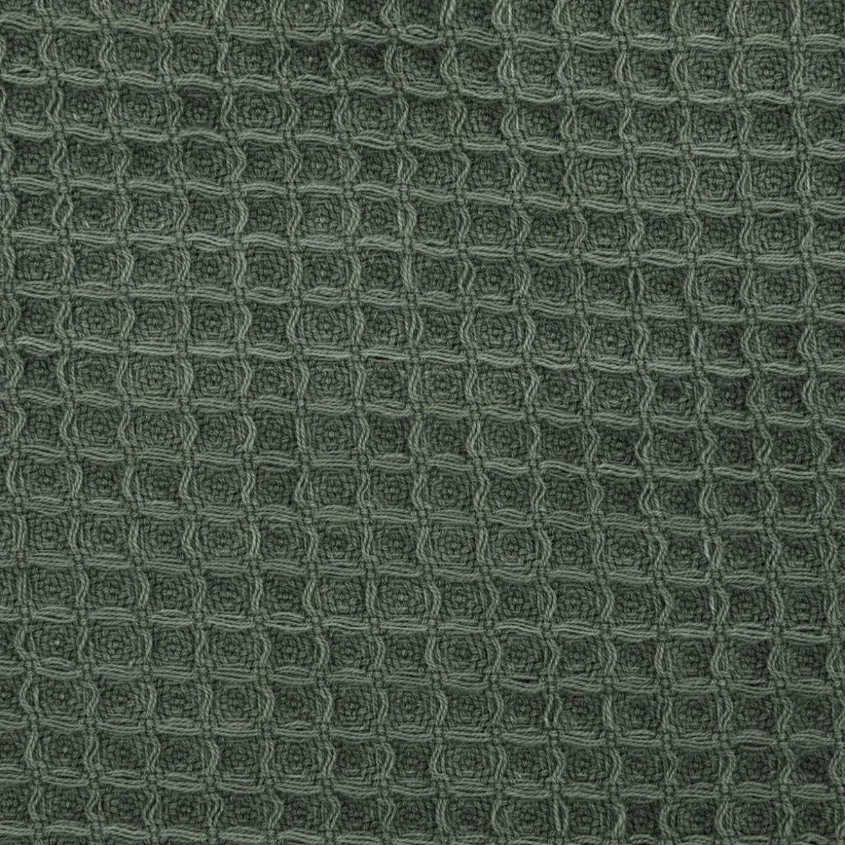 Serviette gaufrée pour le visage en velours de coton bio