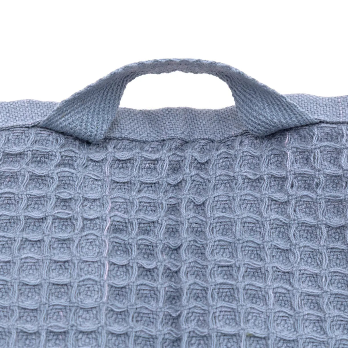 Serviette gaufrée pour les mains en velours de coton bio
