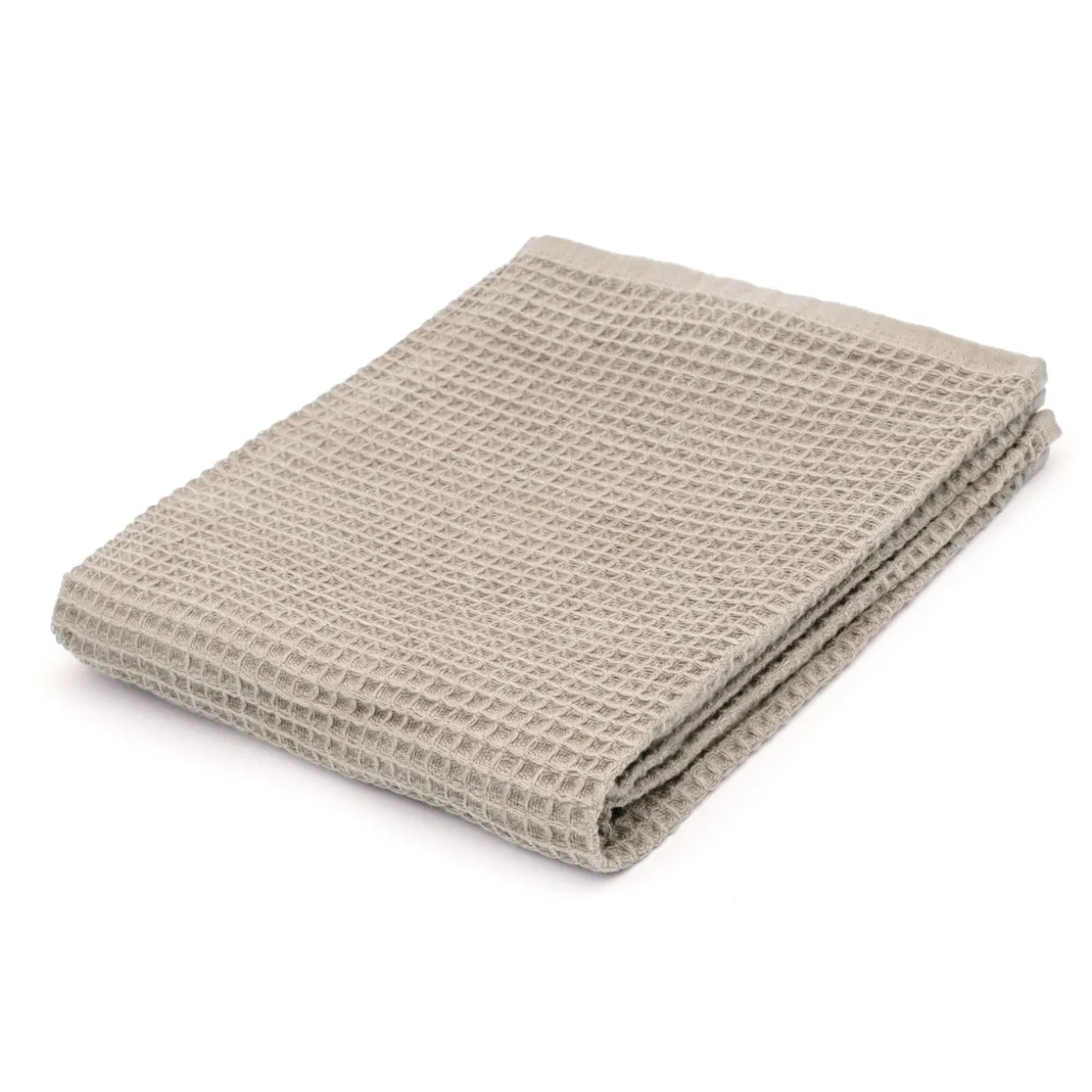 Serviette gaufrée pour les mains en velours de coton bio