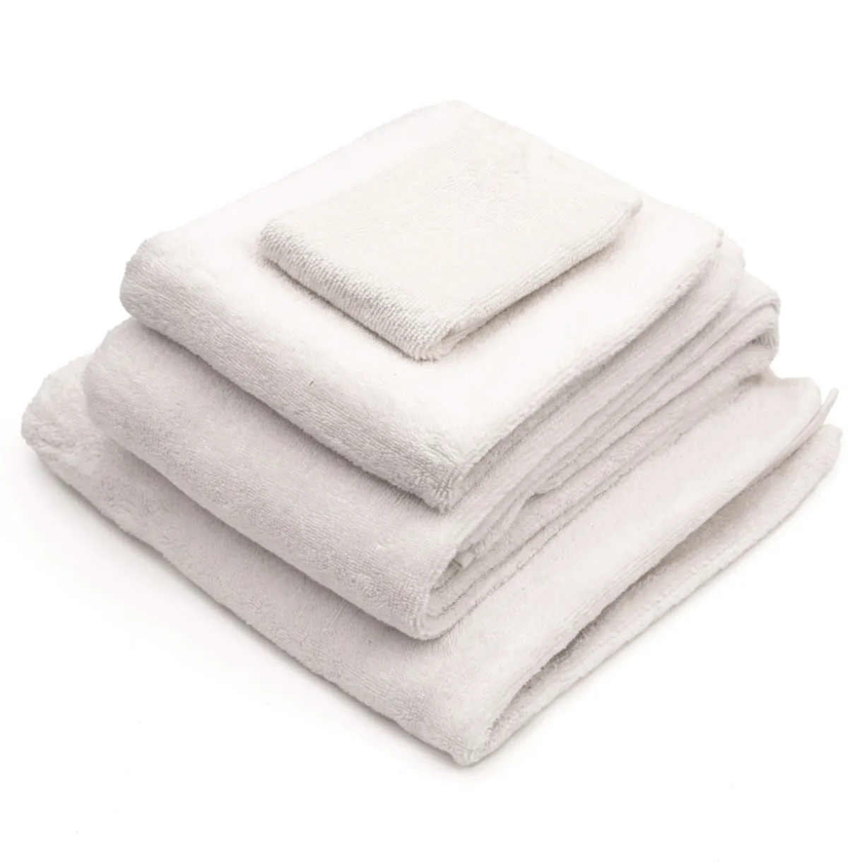 Serviette pour les mains en velours de coton bio éponge