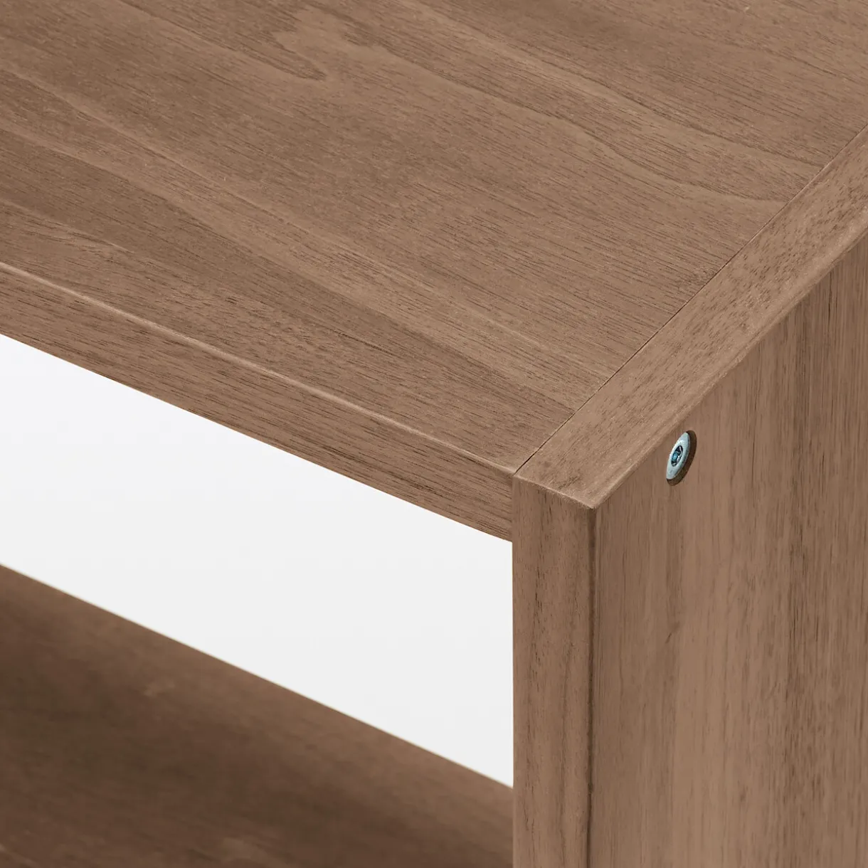 Set de 2 étagères étroites en noyer ‐ 2x5 niveaux (Dont Eco‐part. 5,30 €)