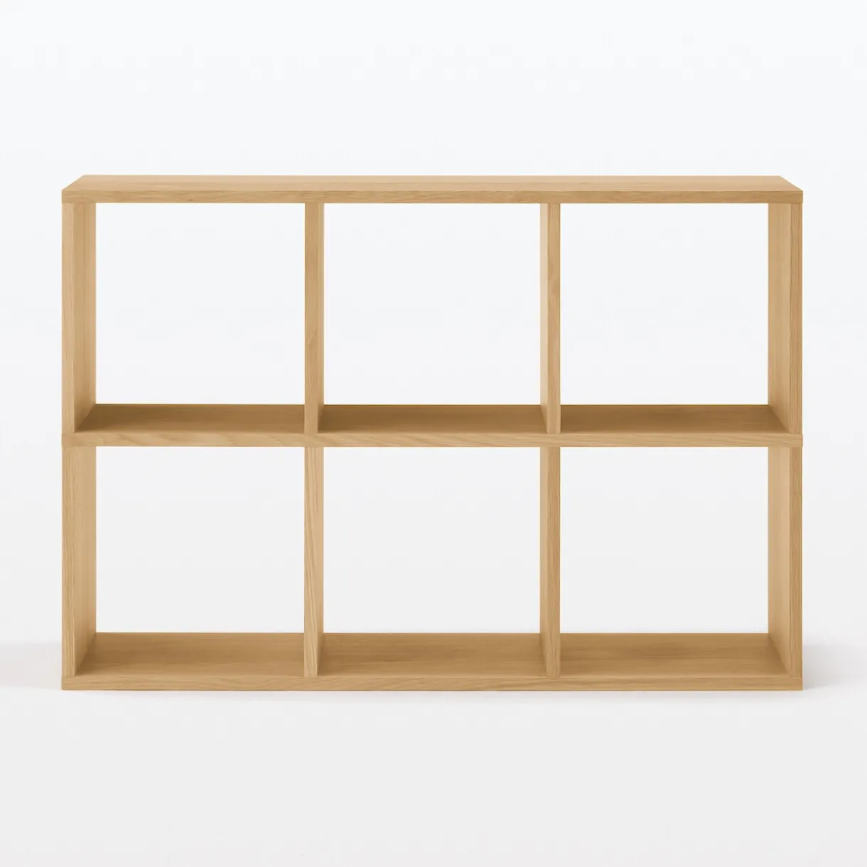Set de 2 étagères étroites en chêne ‐ 2x3 niveaux (Dont Eco‐part. 2,80 €)