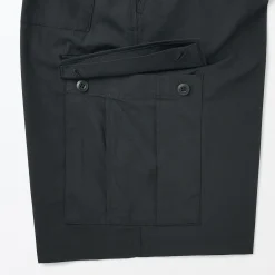 Short cargo en mélange de coton délavé pour homme