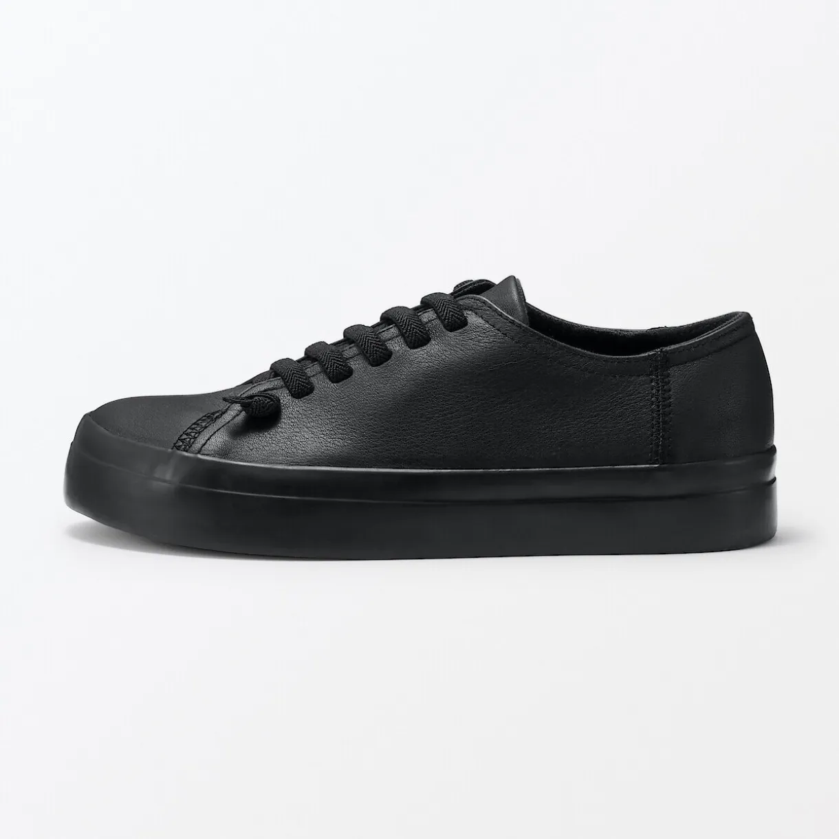 Sneakers basses en cuir pour femme