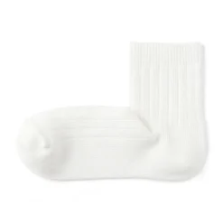 Socquettes à côtes extensibles à angle droit pour femme