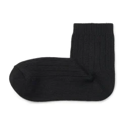 Socquettes à côtes extensibles à angle droit pour femme