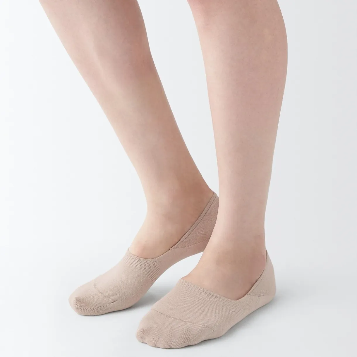 Socquettes fines invisibles avec grip au talon pour femme