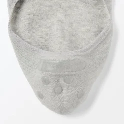 Socquettes fines invisibles avec grip au talon pour femme