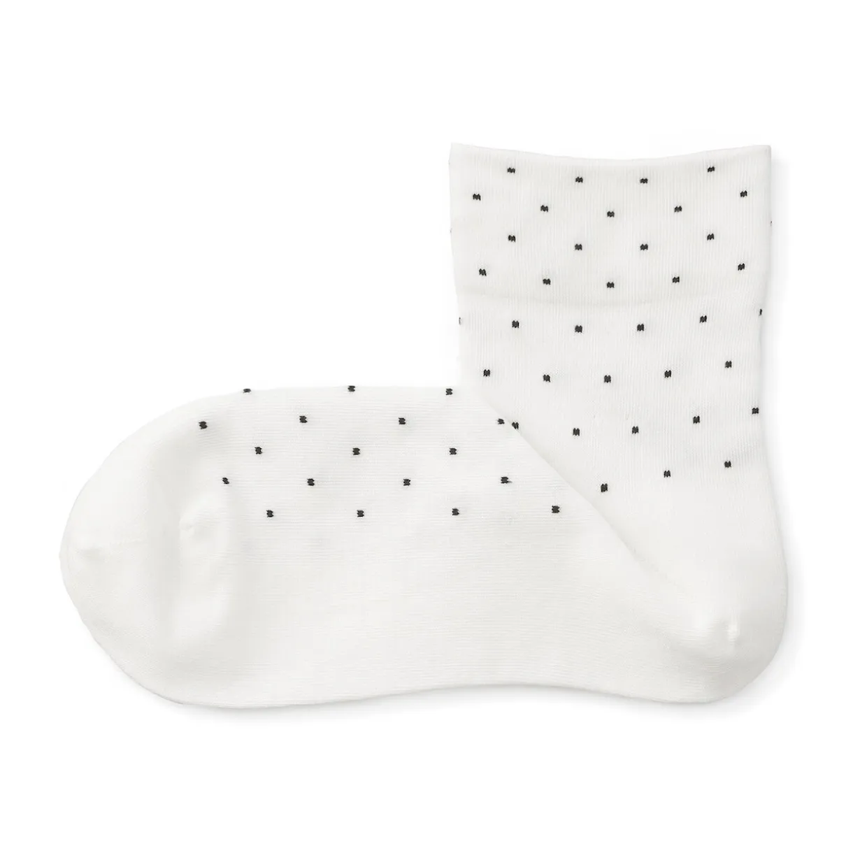 Soquettes à pois et à bordures confortables pour femme