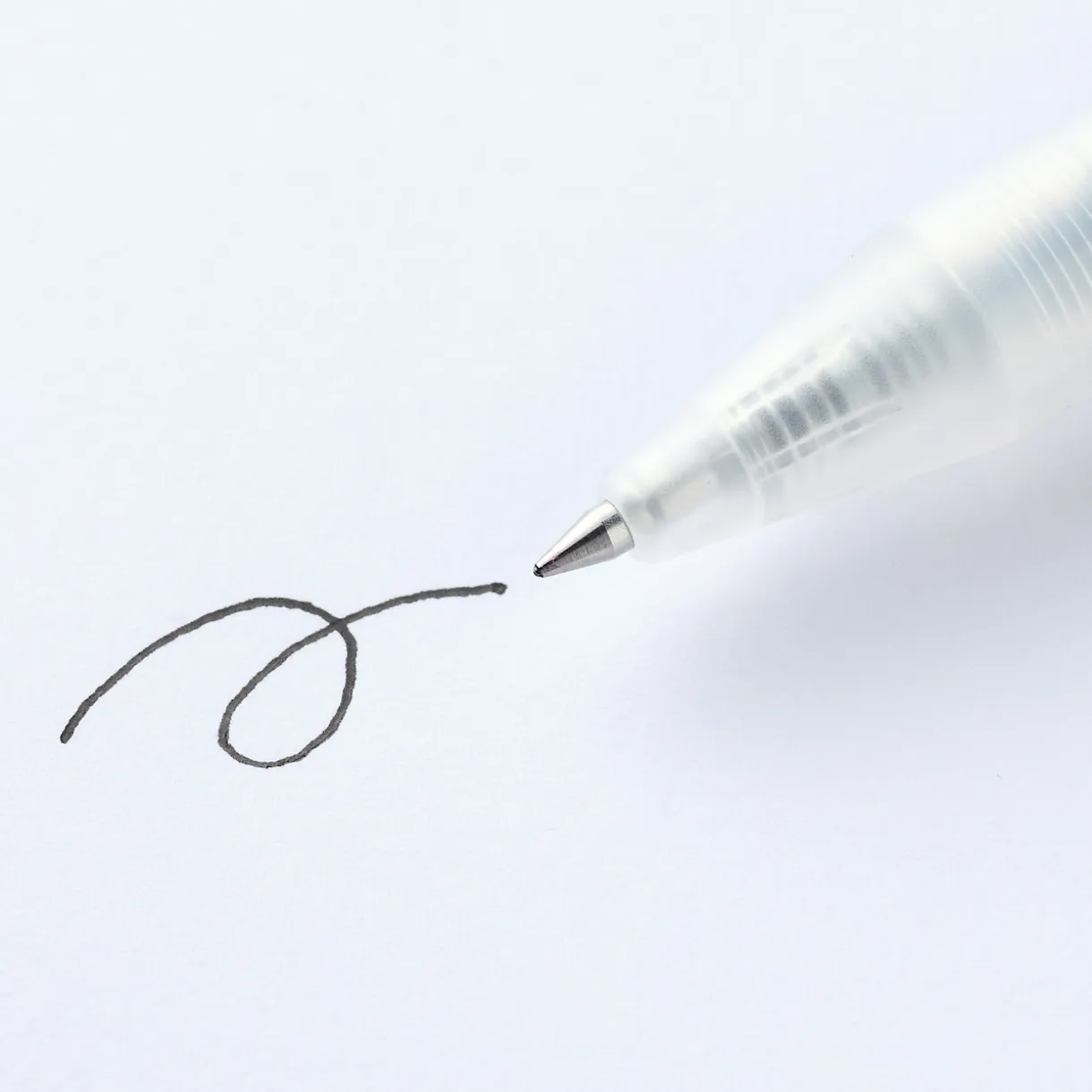Stylo à bille à encre gel rétractable noir - 0,5 mm - Lot de 10