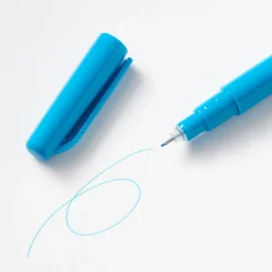 Stylo à encre à base d’eau, pointe fine - 0,5 mm, Bleu Ciel
