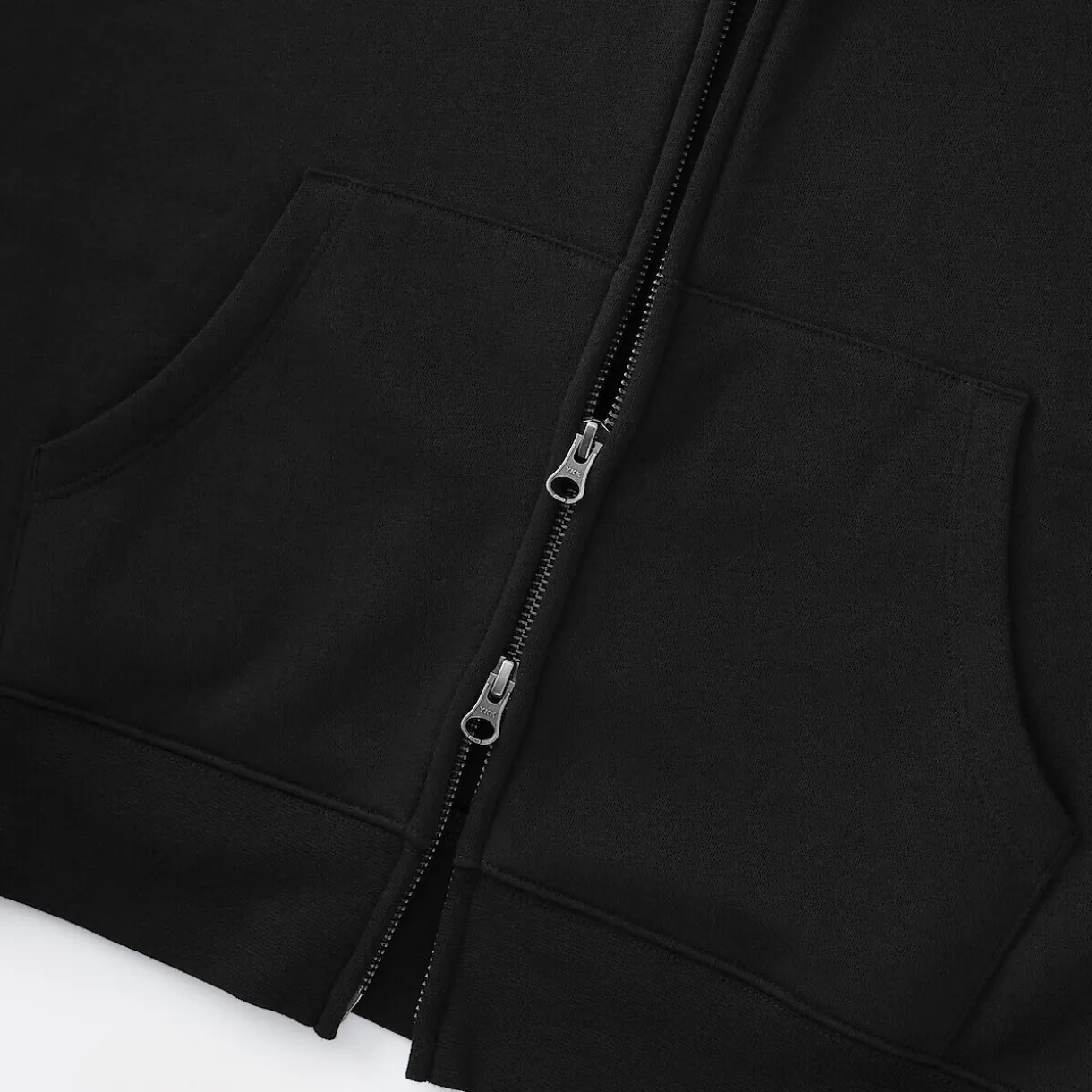 Sweat-shirt à capuche zippé en coton mélangé pour femme