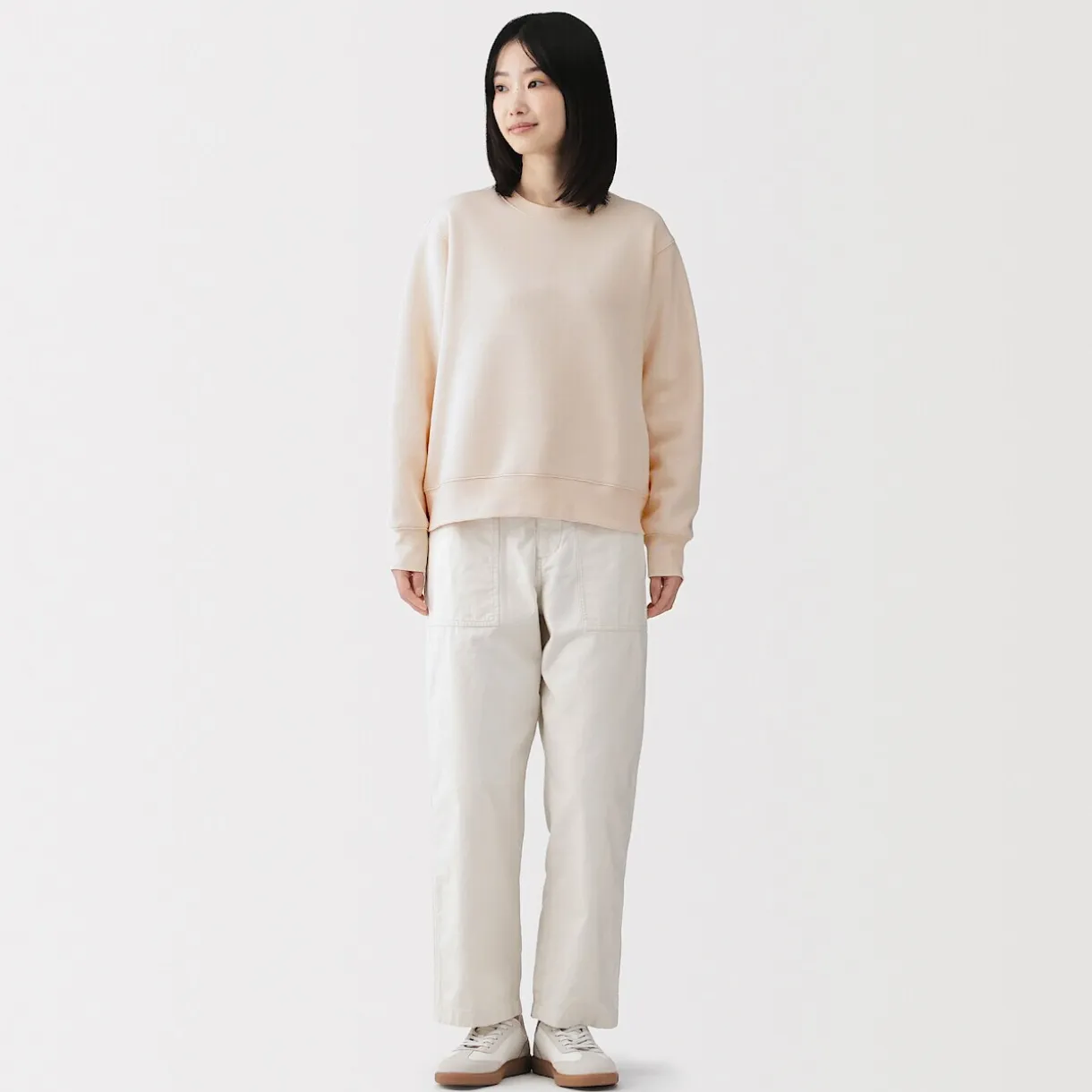 Sweat-shirt en coton mélangé pour femme