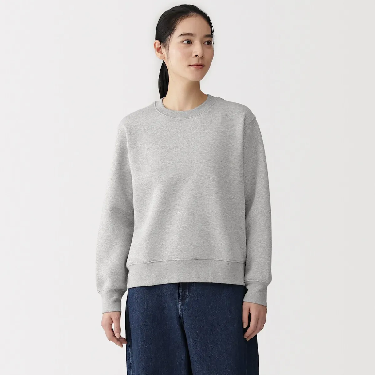 Sweat-shirt en coton mélangé pour femme