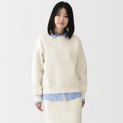 Sweat-shirt en coton mélangé pour femme