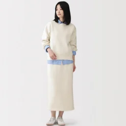 Sweat-shirt en coton mélangé pour femme