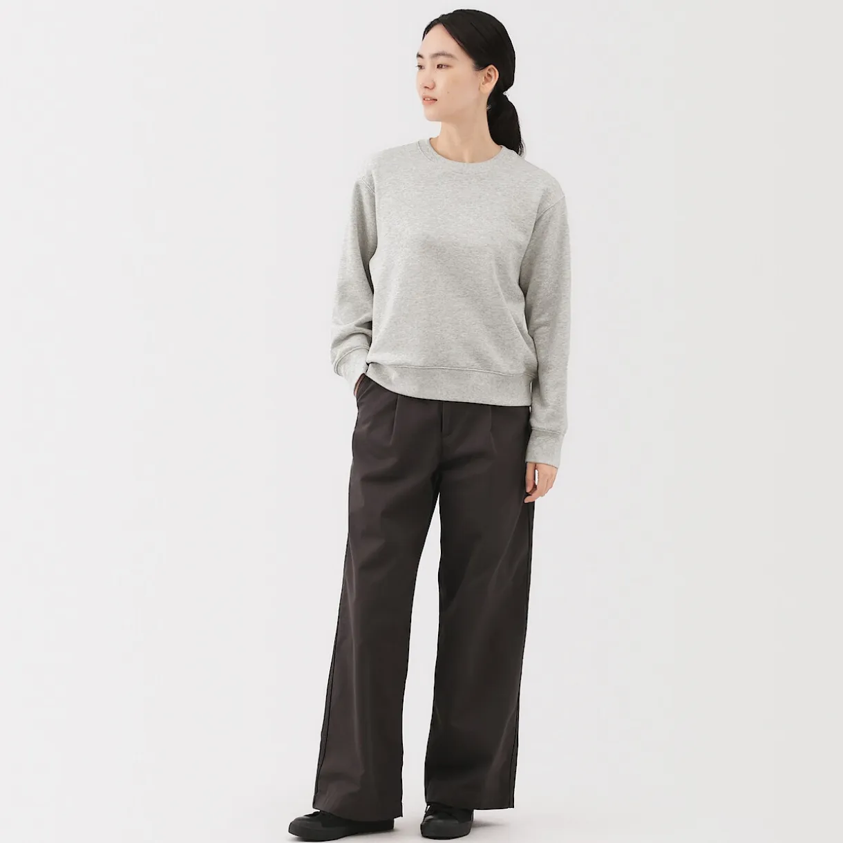Sweat‐shirt en mélange de coton pour femme