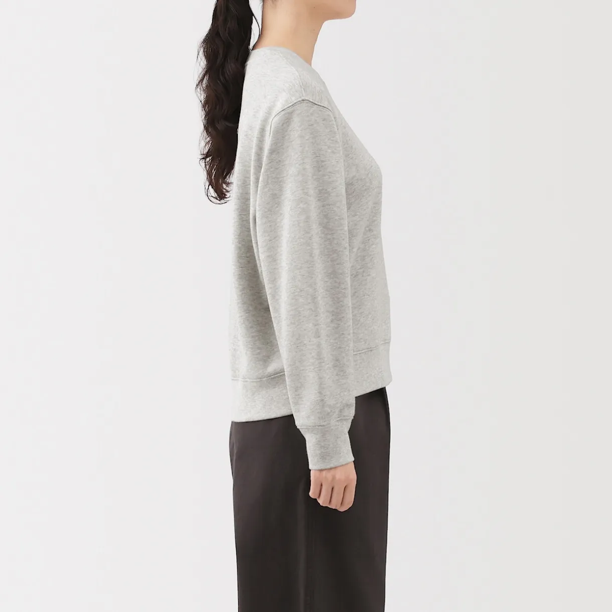 Sweat‐shirt en mélange de coton pour femme