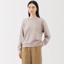 Sweat‐shirt en mélange de coton pour femme