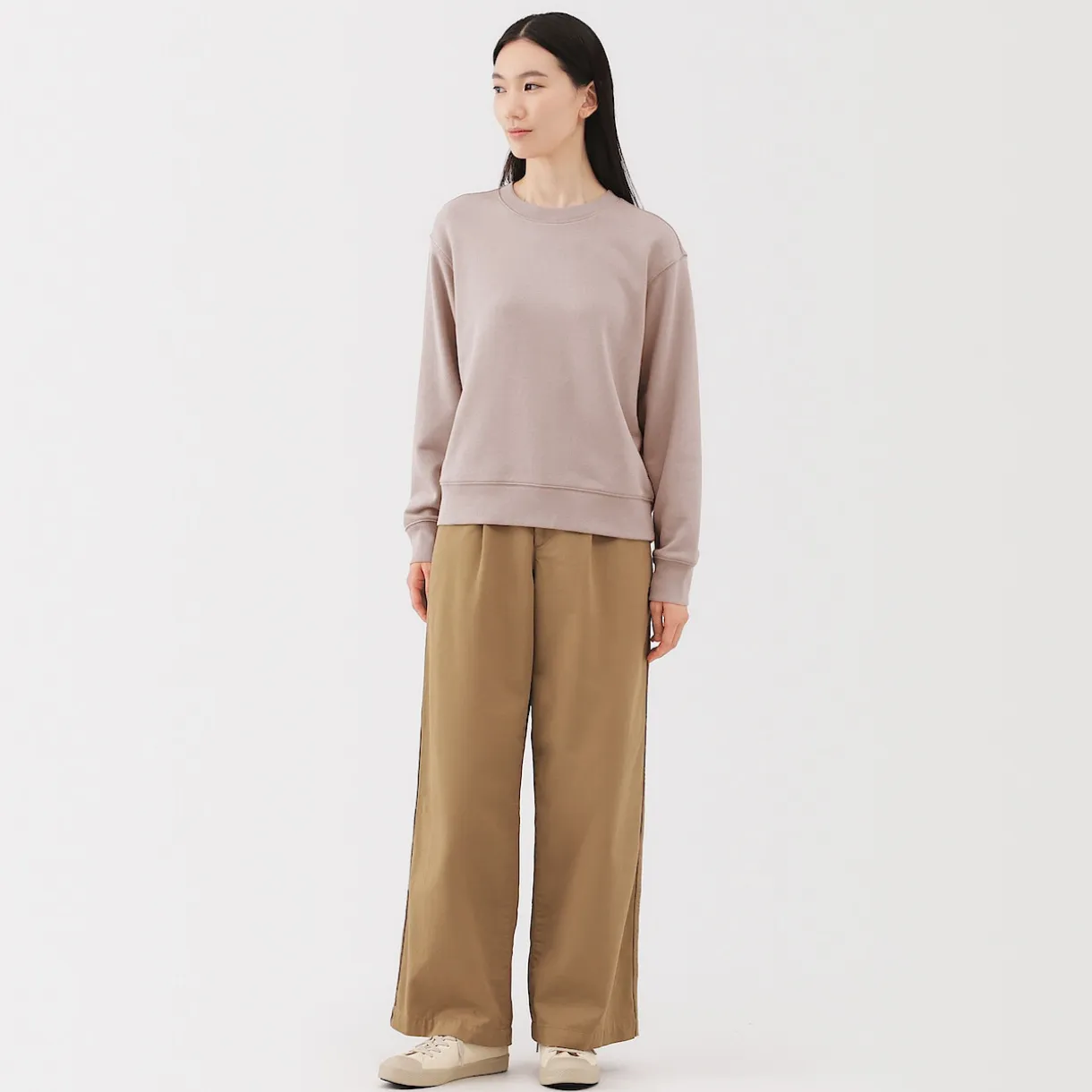 Sweat‐shirt en mélange de coton pour femme