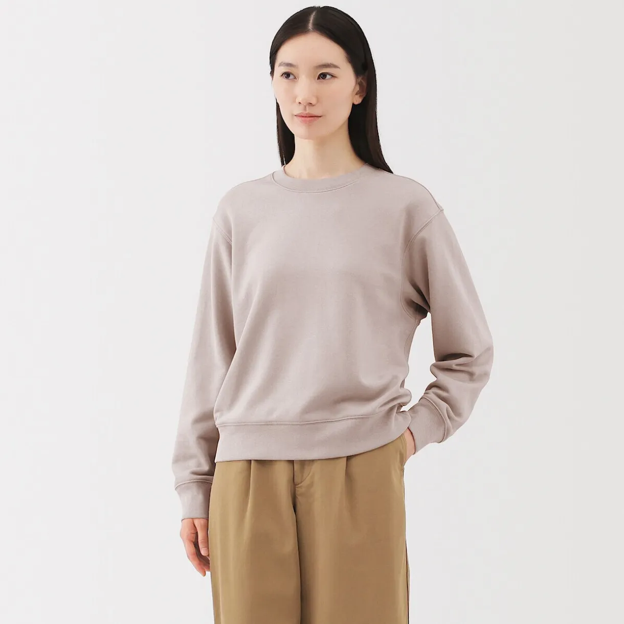Sweat‐shirt en mélange de coton pour femme