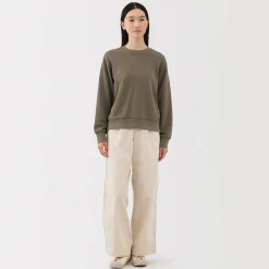 Sweat‐shirt en mélange de coton pour femme