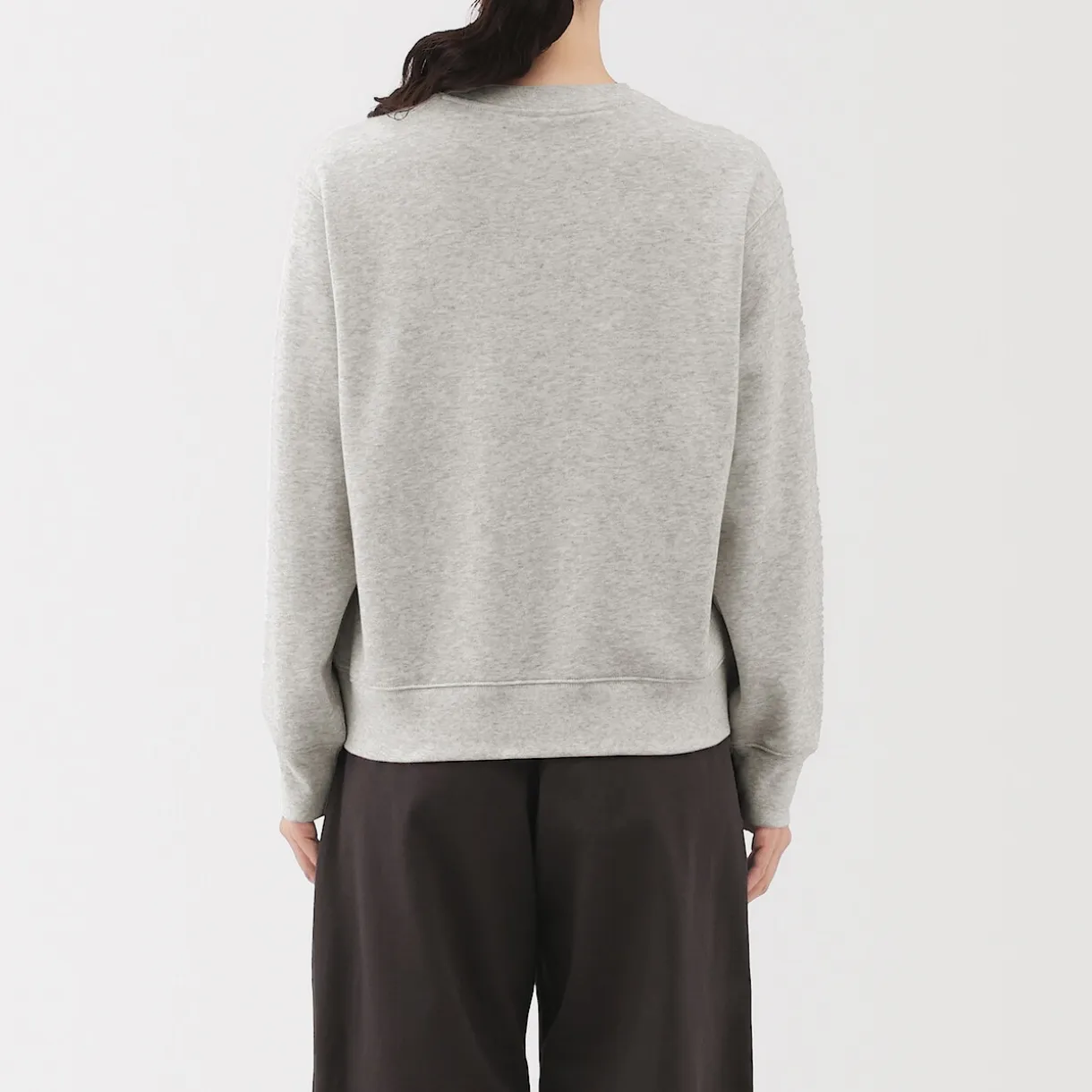 Sweat‐shirt en mélange de coton pour femme