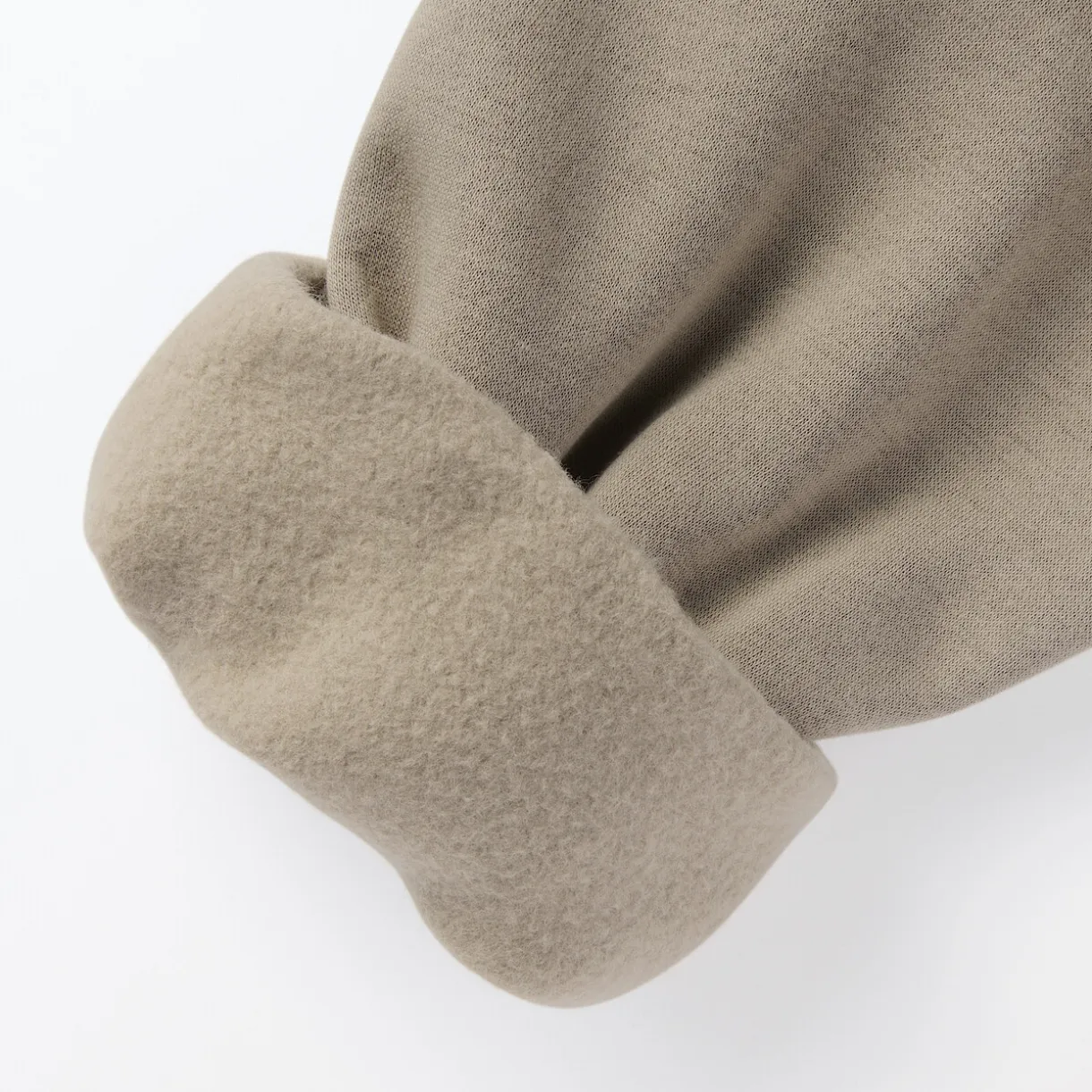 Sweatshirt zippé en coton mélangé à capuche homme