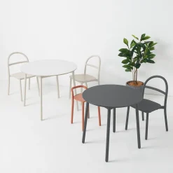 Table en aluminium - Petite - Gris foncé